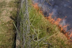 آتش سوزی در مراتع منطقه حفاظت شده باشگل مهار شد
