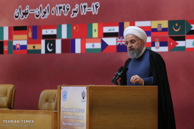 Intl. conference on dust storms gets underway in Tehran