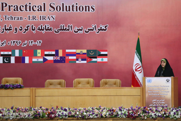 Intl. conference on dust storms gets underway in Tehran