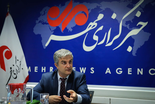 Danish amb. visits Mehr News Agency