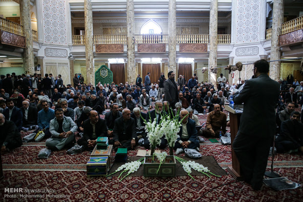 مراسم ترحیم والده حمیدرضا دهقانی برگزار شد