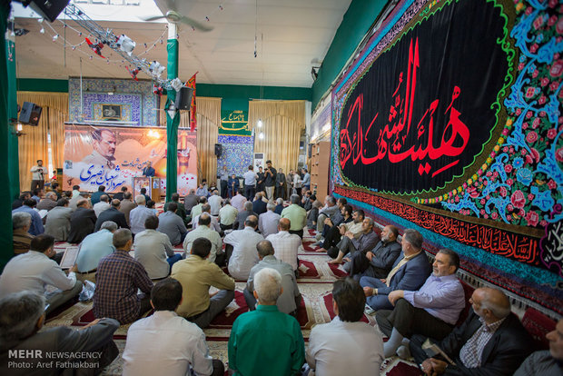 مراسم چهلمین روز شهادت سردار شعبان نصیری