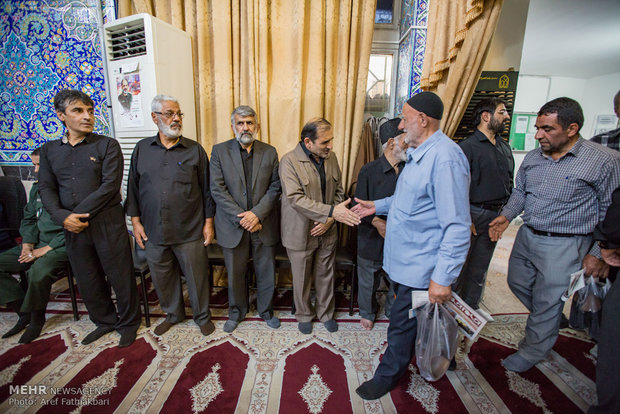 مراسم چهلمین روز شهادت سردار شعبان نصیری