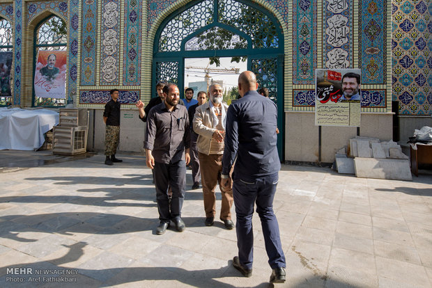 مراسم چهلمین روز شهادت سردار شعبان نصیری