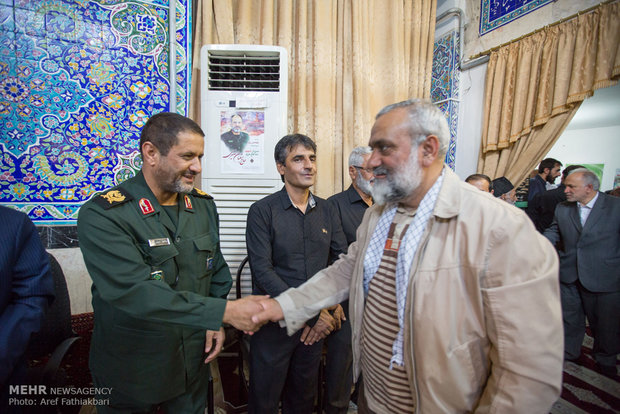 مراسم چهلمین روز شهادت سردار شعبان نصیری