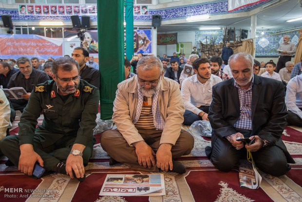 مراسم چهلمین روز شهادت سردار شعبان نصیری