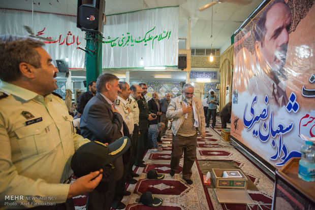 مراسم چهلمین روز شهادت سردار شعبان نصیری