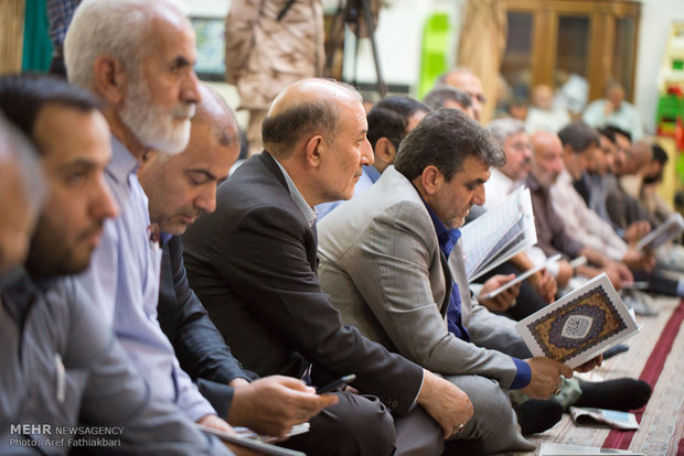 مراسم چهلمین روز شهادت سردار شعبان نصیری