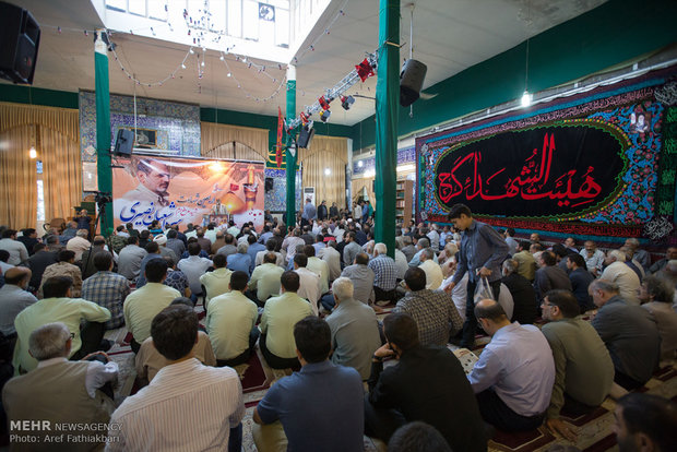 مراسم چهلمین روز شهادت سردار شعبان نصیری