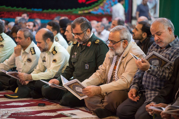 مراسم چهلمین روز شهادت سردار شعبان نصیری