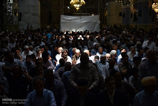 تشییع پیکر شهید سید جلال حسینی از مدافعان حرم حضرت زینب (س) 