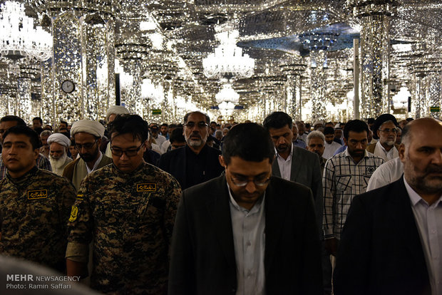 تشییع پیکر شهید سید جلال حسینی از مدافعان حرم حضرت زینب (س) 