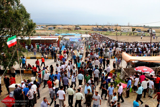 Horse racing in Bandar Torkaman