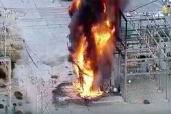 انفجار در نیروگاه لس آنجلس ۱۴۰ هزار واحد را در خاموشی فرو برد