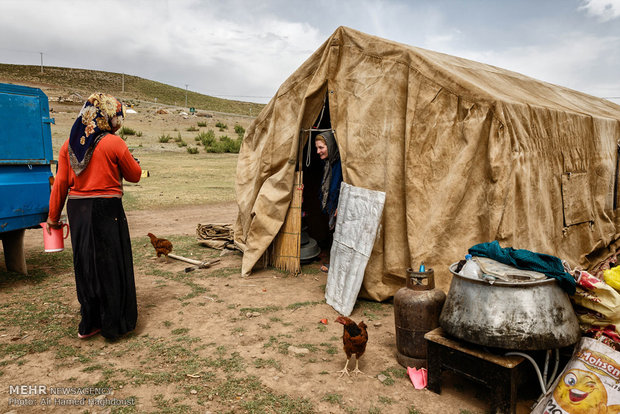 زندگی عشایر مغان در دامنه سبلان