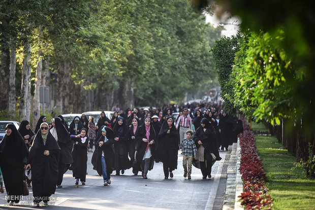 گردهمایی بزرگ عفاف و حجاب در شیراز