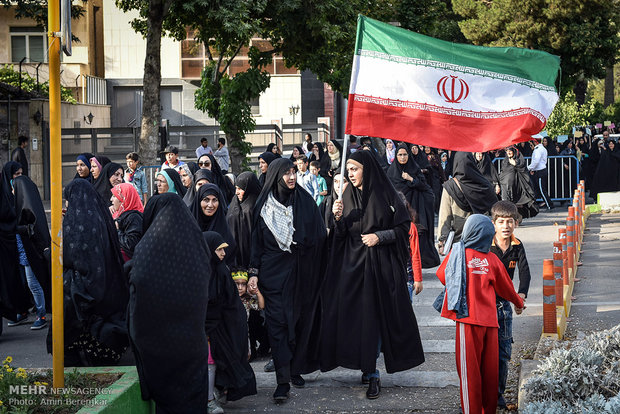 گردهمایی بزرگ عفاف و حجاب در شیراز