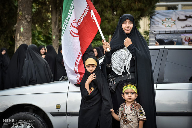 گردهمایی بزرگ عفاف و حجاب در شیراز