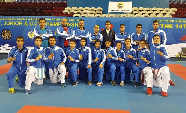 Iranian karate squad atop Astana games