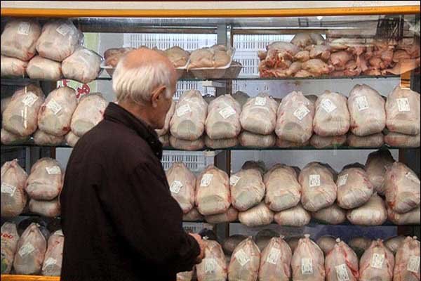 قیمت گوشت مرغ در بازار زنجان کاهش یافت