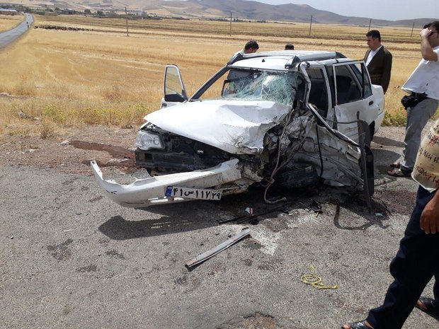  حادثه خونین رانندگی در محور بستان آباد- سراب با ۳ کشته و ۲ مجروح