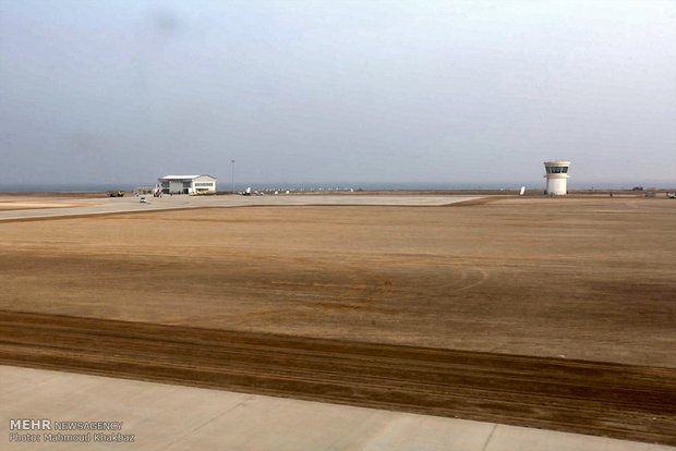 افتتاح مطار جزيرة هندورابي في الخليج الفارسي