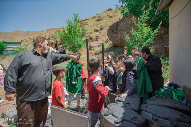 مراسم "عاشورای قدیم" روستای مهران طالقان  