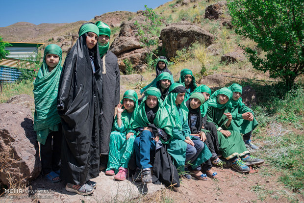 مراسم "عاشورای قدیم" روستای مهران طالقان  