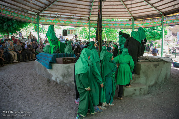 مراسم "عاشورای قدیم" روستای مهران طالقان  