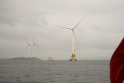 نخستین مزرعه بادی شناور در سواحل اسکاتلند ساخته می شود