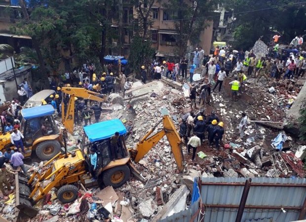 ممبئی میں چار منزلہ رہائشی عمارت منہدم ہونے سے 17 افراد ہلاک