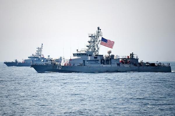 2 coalition warships leave drills area after warnings
