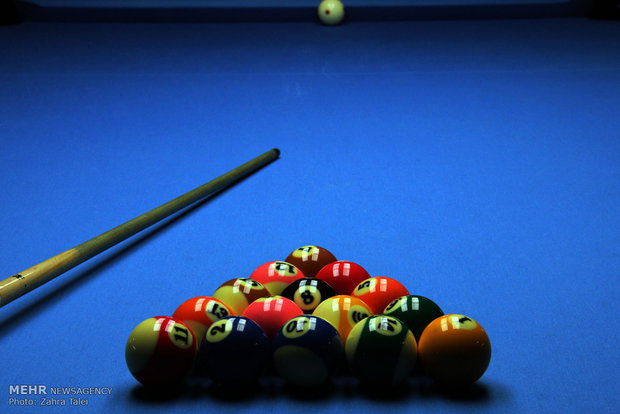 Urmiya'da bilardo yarışması