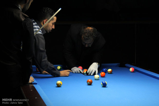 Urmiya'da bilardo yarışması