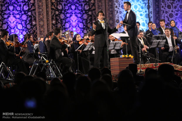 Iran-Italy joint music performance in Tehan