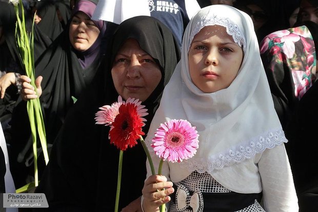 Flower Strewing at Razavi Holy Shrine