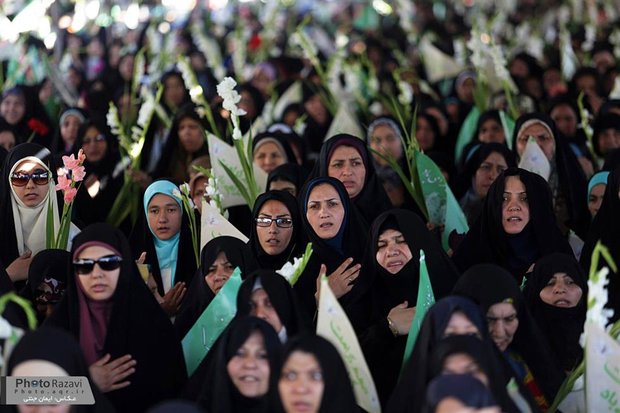 Flower Strewing at Razavi Holy Shrine