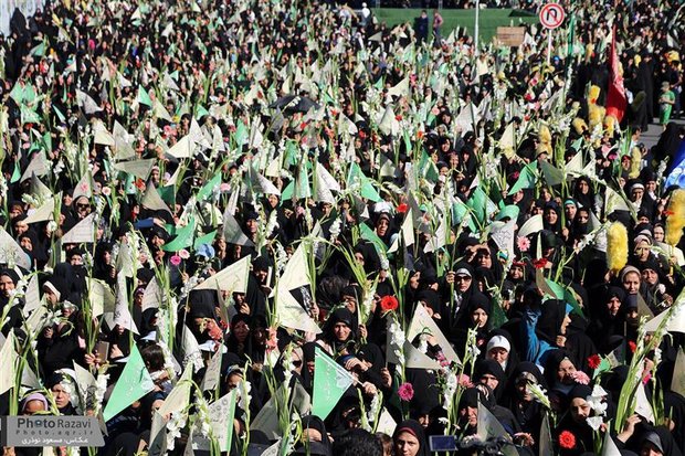 Flower Strewing at Razavi Holy Shrine