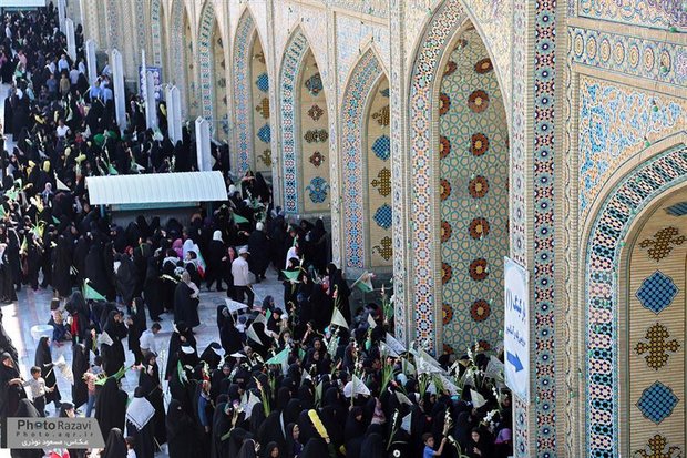 Flower Strewing at Razavi Holy Shrine