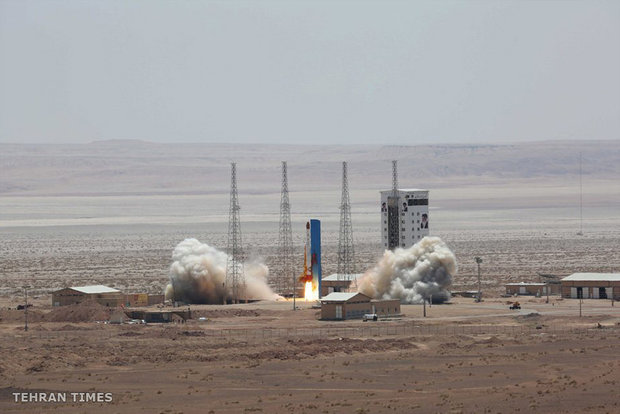 Iran launches satellite-carrying rocket into space