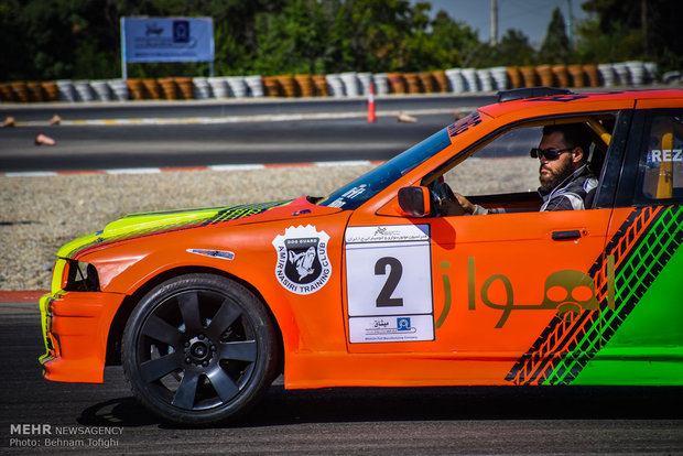 2nd round of drift racing at Azadi Complex