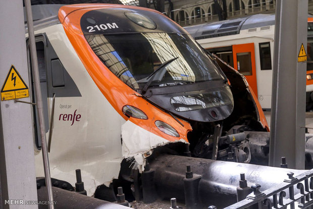 تصادف قطار در اسپانیا‎