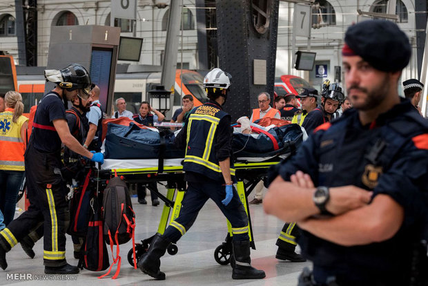 تصادف قطار در اسپانیا‎