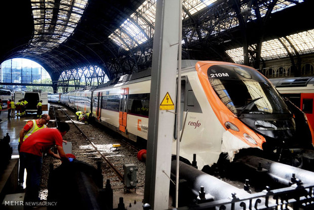 تصادف قطار در اسپانیا‎