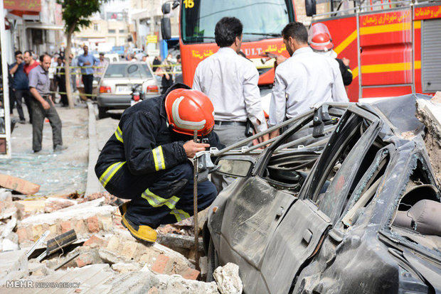 انفجار گاز در زنجان