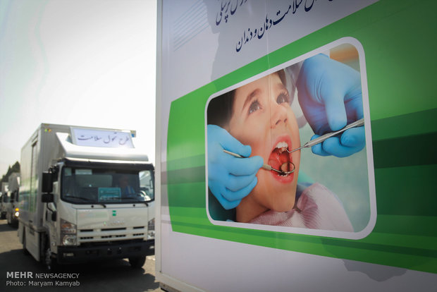 کلینیک سیار دندان پزشکی در خرمشهر رونمایی شد 