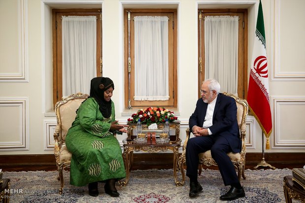 Zarif meets with S African officials