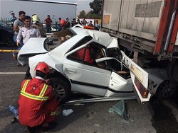 پنج کشته و ۱۸ مجروح در سوانح جاده‌ای ۲۴ ساعت گذشته