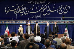 Endorsement ceremony of Pres. Rouhani