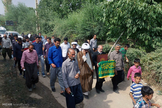 حضور کاروان «زیر سایه خورشید» در لرستان